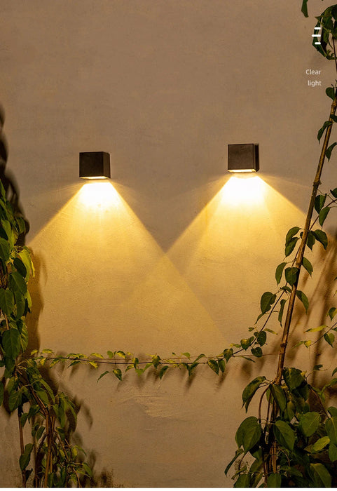 Solar Wall Washing Lamp – IP65 Waterproof LED Light SF