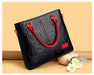 Women's Large Capacity PU Leather Tote Bag – Minimalist Urban Shoulder Bag SF