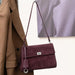 Leather Shoulder Bag - Soft Casual Tote SF