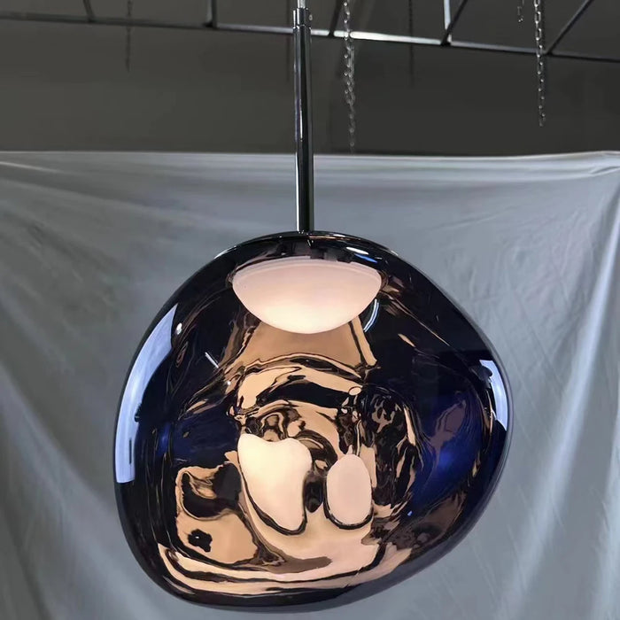 Smart Dimmable Pendant Light – Polished Chrome LED Cord Fixture - Samanta Factory