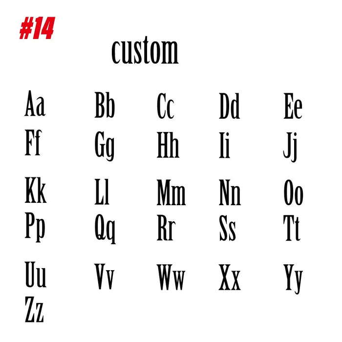 Custom Multi Name Necklace – Personalized Letter Pendant for Women SF