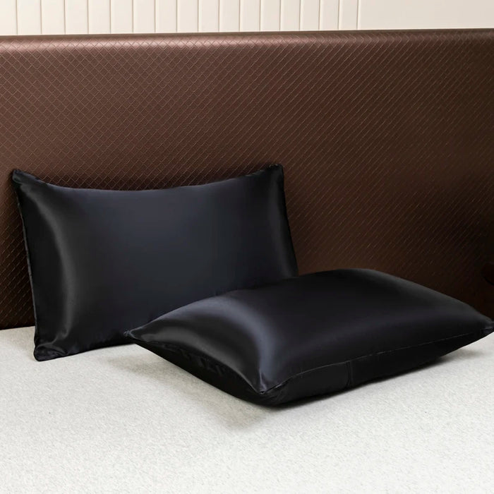 KISS NEST Satin Bed Sheet Set – Smooth 200TC Polyester, Twin to King Sizes - Samanta Factory