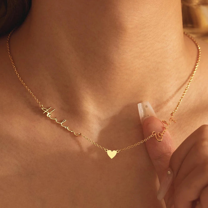 Custom Multiple Name Necklace for Women – Meaningful Family Jewelry Gift SF