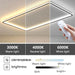 Modern Ultra-Thin LED Ceiling Light – Remote Control, Dimmable, Energy-Saving Lighting Fixture - Samanta Factory