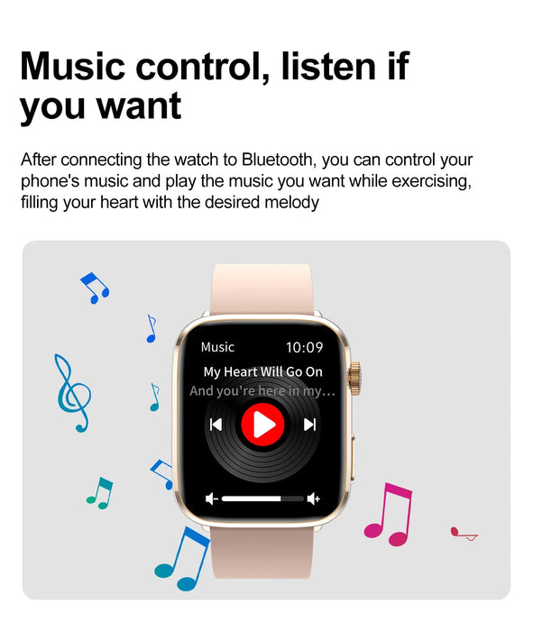 Women’s Smart Watch – AMOLED Health Tracking SF
