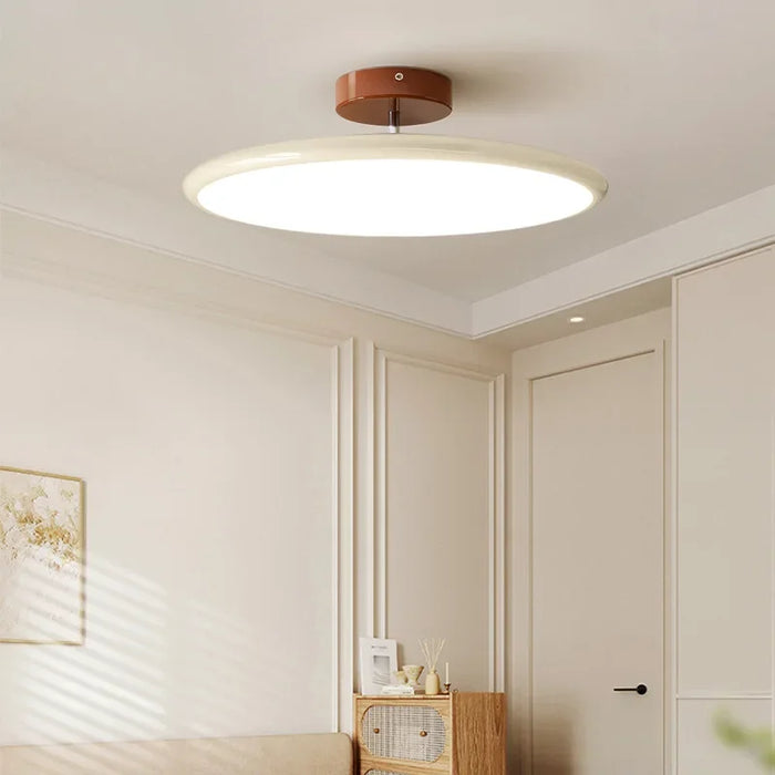 Round LED Ceiling Lamp – Modern Colorful Lighting for Bedrooms & Living Rooms - Samanta Factory