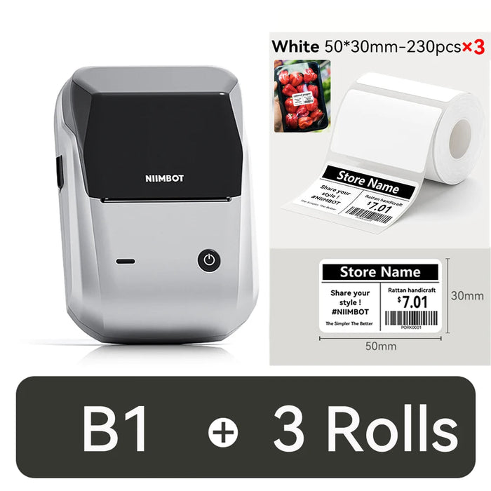 Thermal Label Maker – Bluetooth Portable Printing Samanta Factory