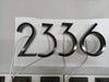 LED House Numbers – Backlit Stainless Steel Address Sign SF