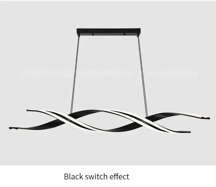 Modern LED Pendant Light – Polished Chrome with Remote Dimming - Samanta Factory