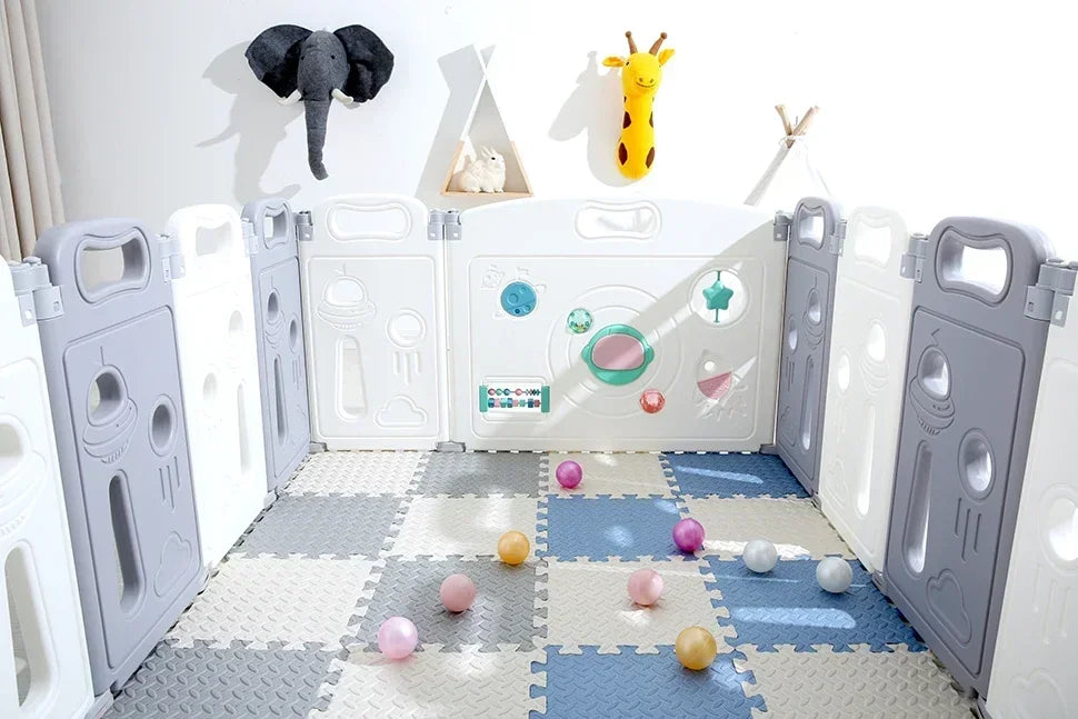 Foam Play Mat for Babies – BPA-Free, Thick Non-Toxic Puzzle Mat for Floor Protection & Playroom Use