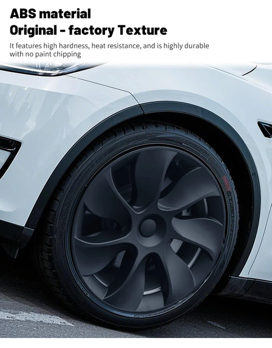 4PCS 19 Inch Cyclone Style Wheel Covers for Tesla Model Y (2020-2024) Right & Left Automobile Accessories Hubcaps Replacement - Samanta Factory