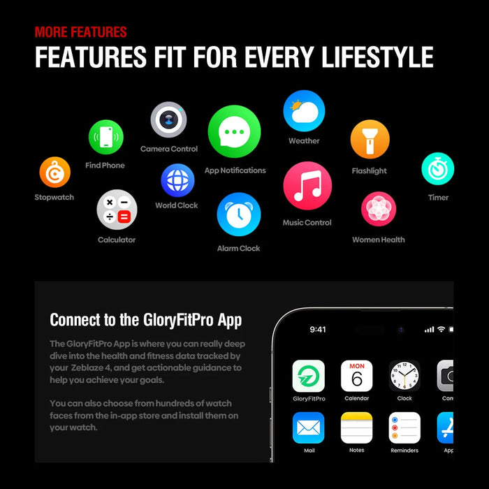 GPS Smartwatch – Sports & Health Tracking Power SF