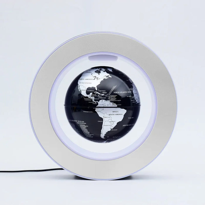 Floating Moon Globe Lamp – O-Type Magnetic Frame with LED Night Light
