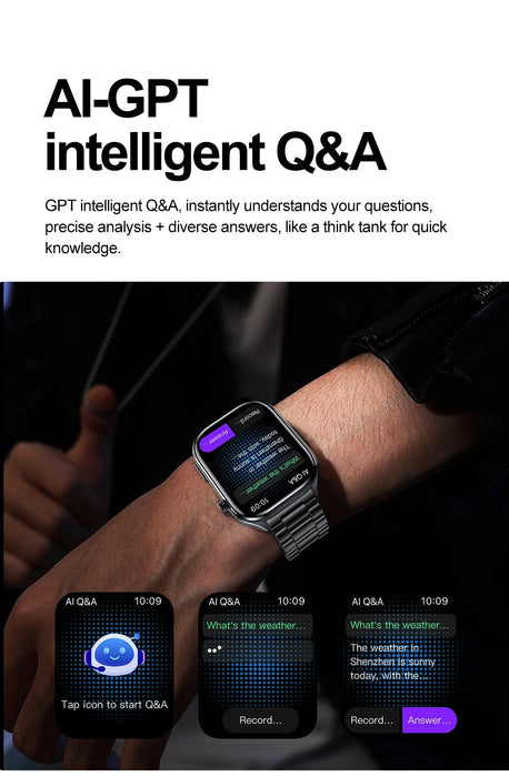 Health Smartwatch – ECG & AI Five-Organ Monitoring SF