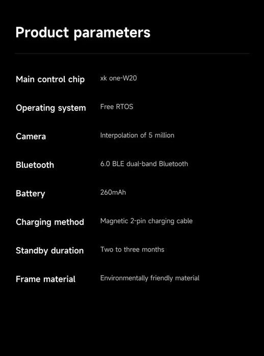 AI Smart Glasses with 6K Camera & Translation – Bluetooth Calling Music Photochromic Eyewear SF
