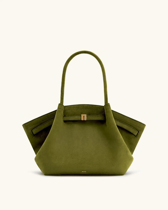 PU Leather Dumpling Shoulder Bag – Soft Fashion Tote with Hasp Closure for Women - Samanta Factory
