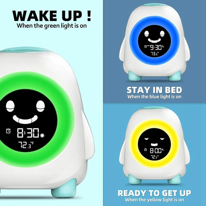 Kids Alarm Clock – Color-Changing Sleep Trainer with Night Light & Wake Indicator