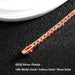EWYA D Color Moissanite Tennis Bracelet 925 Silver 18K Gold - Samanta Factory