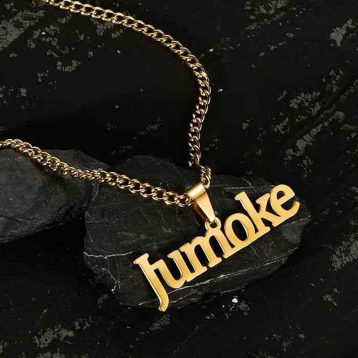 Custom Name Crown Necklace- Trendy Crown Name Necklace in Gold, Silver & Rose Gold SF