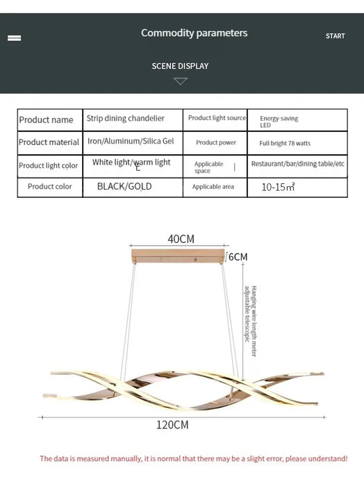 Modern LED Pendant Light – Polished Chrome with Remote Dimming - Samanta Factory