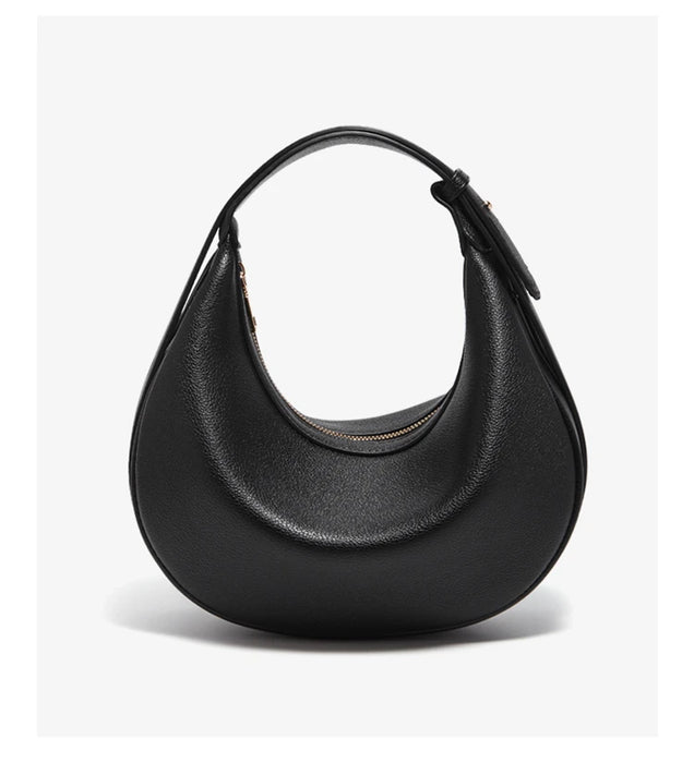 Chic Half-Moon Leather Handbag – Stylish Crossbody Bag for Women, Ideal Gift for Loved Ones - Samanta Factory