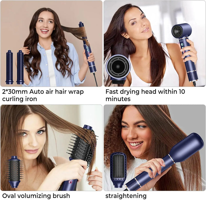 High-Speed Ionic Hair Dryer – 110000 RPM Brushless Motor with Anti-Scald Protection