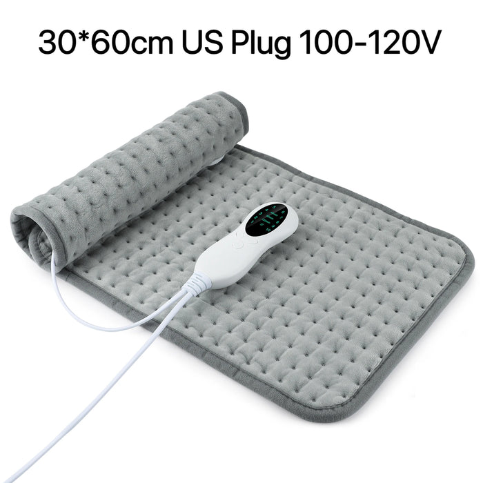 Electric Heating Pad – Adjustable 10-Level Temperature & 3-Timer Settings for Full-Body Relief - Samanta Factory