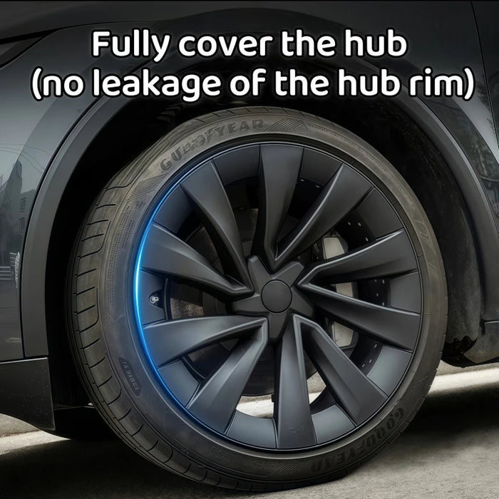 4PCS 20 Inch Wheel Cap For Tesla Model Y Juniper 2025 Automobile Performance Replacement Wheel Hubcap Full Rim Cover Accessories - Samanta Factory