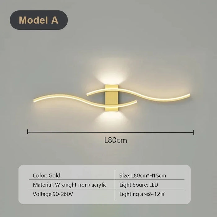 Wall Light Fixture – Adjustable LED Design for Modern Interior Décor