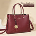 Elegant Commuter Tote Bag – Spacious Unisex Handbag with Detachable Strap - Samanta Factory