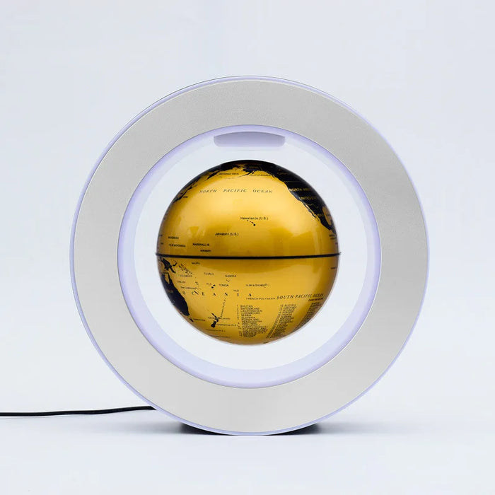 Floating Moon Globe Lamp – O-Type Magnetic Frame with LED Night Light