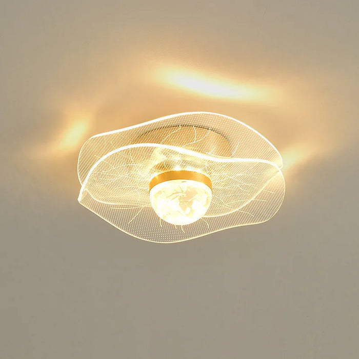 Crystal Pendant Light – Modern Loft Hanging Lamp with Iron & Glass Design