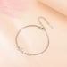Custom Name Bracelet – Elegant Letter Charm Bracelet SF
