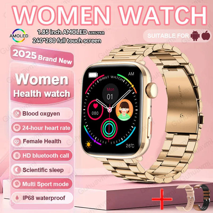 Women’s Smart Watch – AMOLED Health Tracking SF