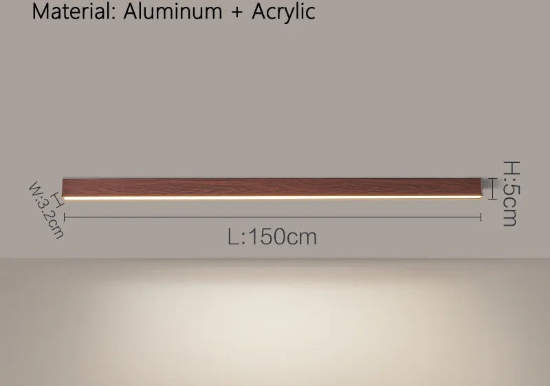 Modern LED Ceiling Light – Sleek Aluminum Design for Home Interiors - Samanta Factory