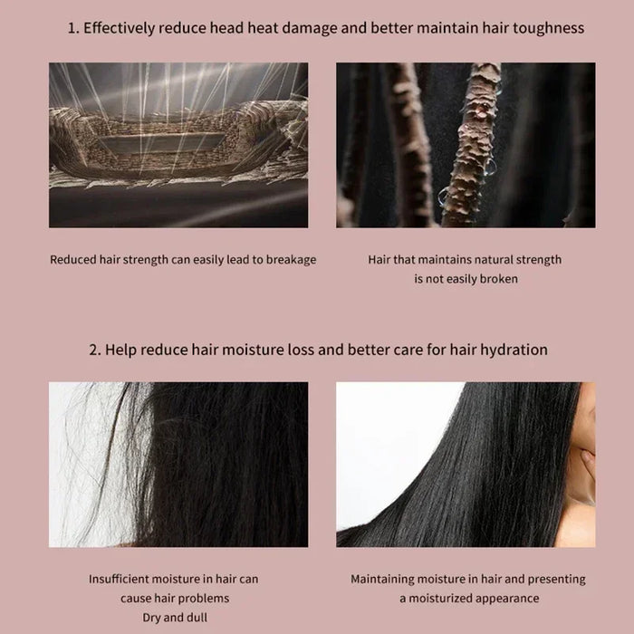 Professional Hair Dryer & Styler – Coanda Airflow with Curling, Straightening & Anti-Frizz Nozzles