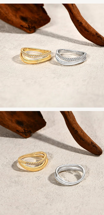 S925 Moissanite Ring – D-Color VVS1 Stone in 18K Gold Plating