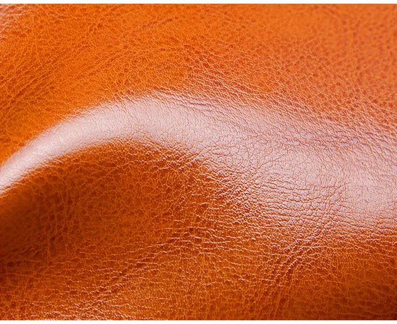 Vintage Cow Leather Shoulder Tote – Women’s Ruched Handbag SF