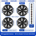 HL 19 Inch Hub Cap for Tesla Model Y 2020-2023 Wheel Hubcap Performance Replacement Wheel Cap Full Rim Cover Accessories - Samanta Factory