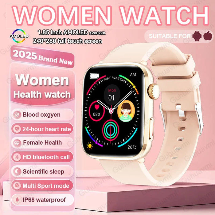 Women’s Smart Watch – AMOLED Health Tracking SF
