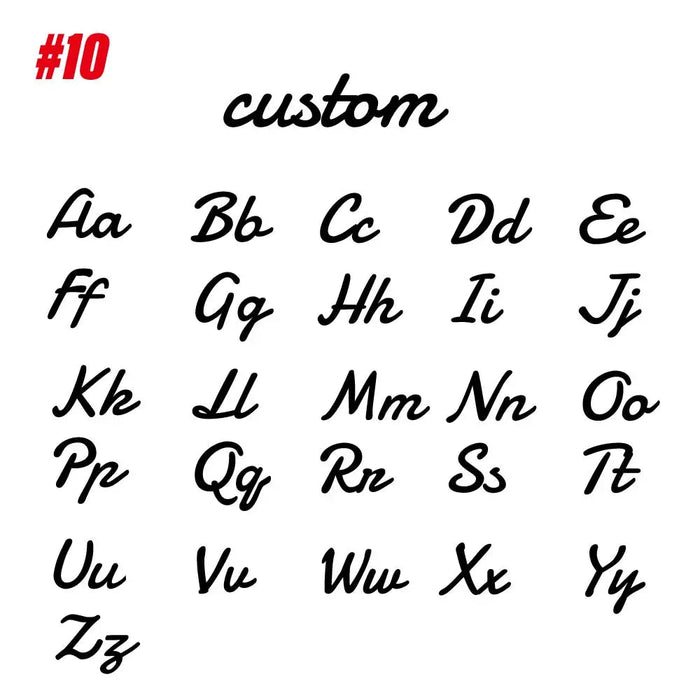 Custom Multi Name Necklace – Personalized Letter Pendant for Women SF