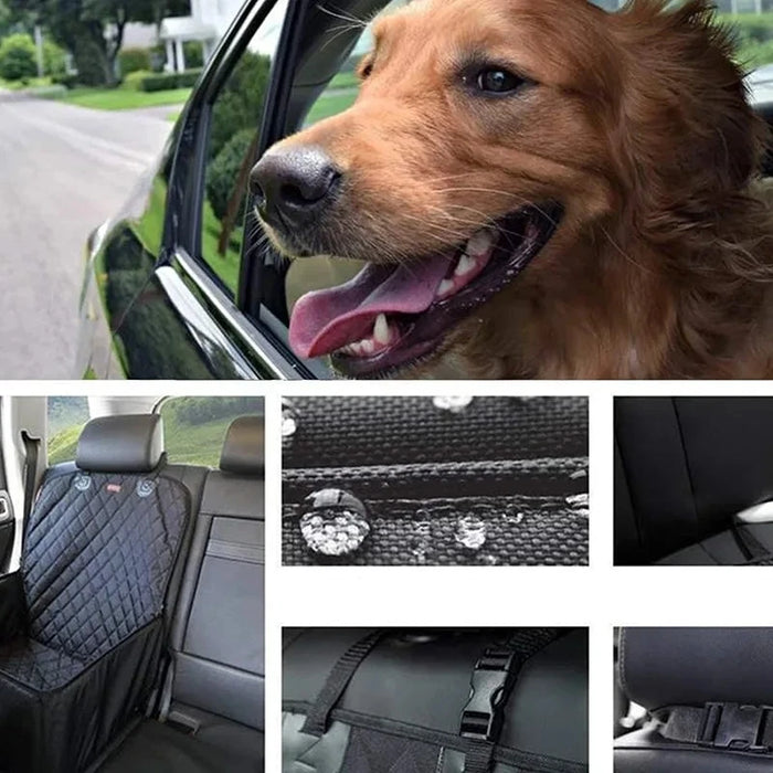 Pet Car Seat Cover Hammock – Waterproof Dog Travel Carrier for Medium Breed