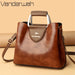 Women’s luxury leather tote bag – high-quality microfiber designer shoulder and crossbody handbag with zipper closure
