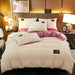 3-Piece Winter Velvet Duvet Cover Set – Soft Warm Fleece with Pillowcases, Twin to King Size" - Samanta Factory