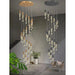 Modern Pendant Light – Luminous Acrylic with Brushed Aluminum Finish - Samanta Factory