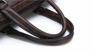 Men’s Business Briefcase – PU Leather Office Work Bag SF