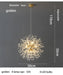 Crystal Dandelion Pendant Light – Modern LED Chandelier for Living Room, Restaurant & Bar Samanta Factory