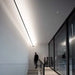 Modern Linear LED Wall Lamp – Black & White Minimalist Skyline Design - Samanta Factory