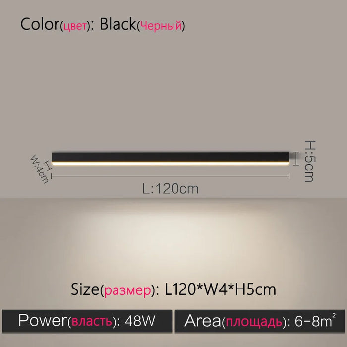 Modern LED Ceiling Light – Sleek Aluminum Design for Home Interiors - Samanta Factory