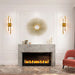 Contemporary Black & Gold LED Wall Lamp – Up & Down Light for Modern Interiors - Samanta Factory